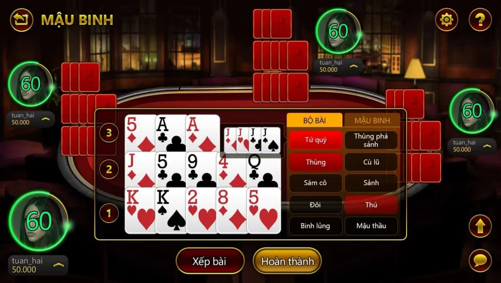 Hướng dẫn cách chơi Game Mậu Binh online 123b siêu hấp dẫn