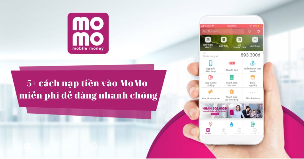 Nạp qua ví Momo