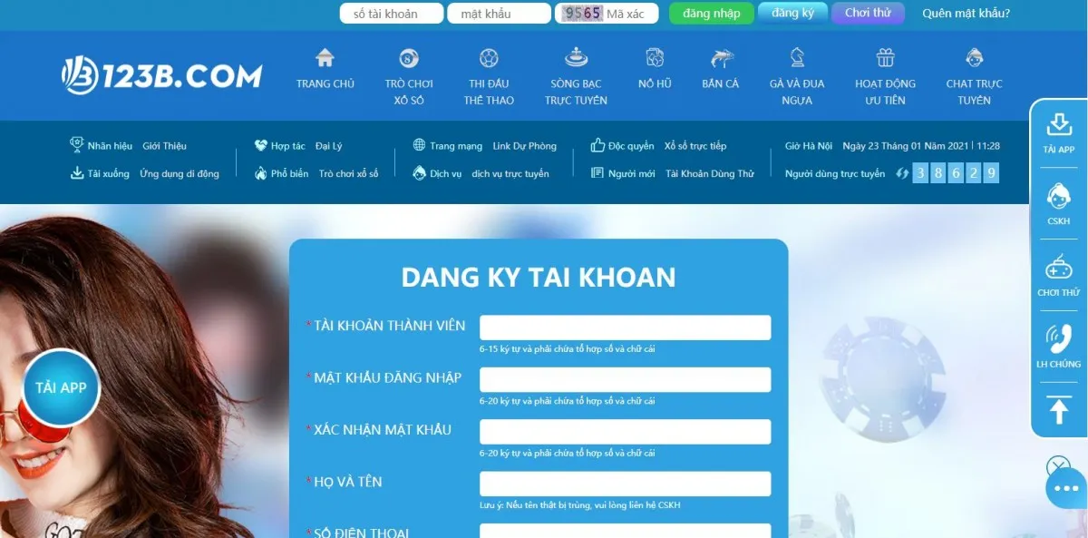 Những điều cần phải chú ý khi tải app 123b